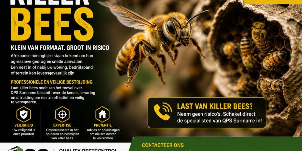 Killer bees professioneel bestrijden met QPS